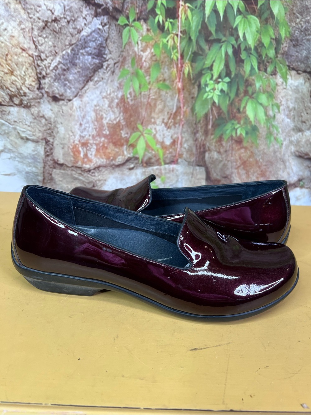 DANSKO Burgundy Olivia Patent Leather Loafers, 39 - Picture 13 of 14